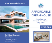 Affordable Dream House Facebook Post