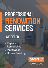 Pro Renovation Service Flyer