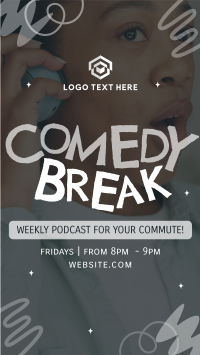 Comedy Break Podcast Facebook Story