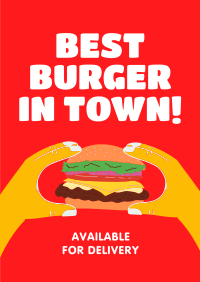 The Best Burger Poster