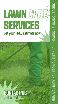 Professional Lawn Services YouTube Short Design