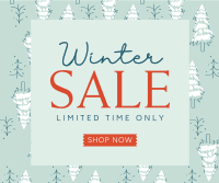 Winter Pines Sale Facebook Post