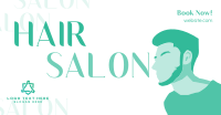 Minimalist Hair Salon Facebook Ad