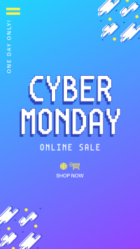 Pixel Cyber Sale Instagram Story