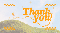 Nostalgic Thank You Facebook Event Cover