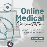 Expert Online Doctor Instagram Post Design