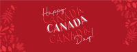 Floral Canada Day Facebook Cover Image Preview