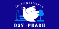 Simple Peace Day Twitter Post