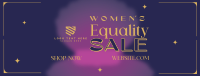 Women Equality Sale Facebook Cover Design