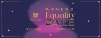 Women Equality Sale Facebook Cover Image Preview