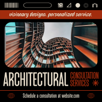 Brutalist Architectural Services Linkedin Post