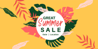 Great Summer Sale Twitter Post