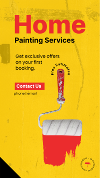 Home Paint Service Facebook Story