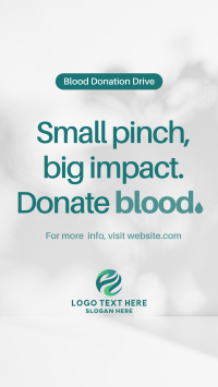 Blood Donation Drive Facebook Story Design