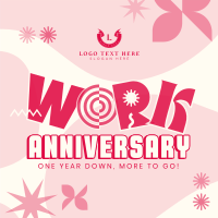 Quirky Anniversary Instagram Post Design