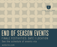 Modern Agnostic Season End Events Facebook Post