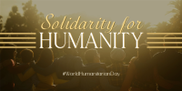 Simple Humanitarian Day Twitter Post