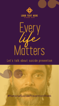 Simple Suicide Prevention Campaign Facebook Story