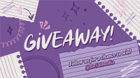 Generic Giveaway Scribbles Facebook Event Cover