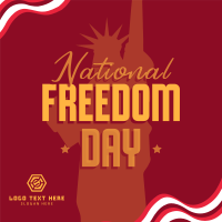 Freedom Day Celebration Instagram Post Design