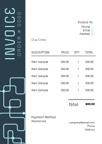 Maze Circuit Invoice Image Preview