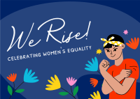 Celebrating Women's Equality  Postcard