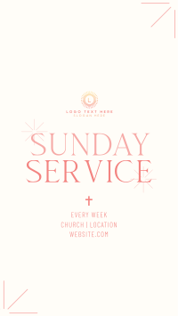 Earthy Sunday Service Facebook Story