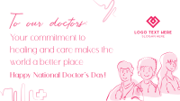 Medical Doctors Lineart Video