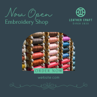 Embroidery Materials Instagram Post Image Preview