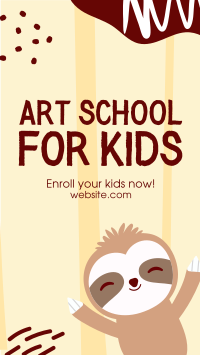 Art School for Kids Instagram Story