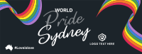 Sydney Pride Flag Facebook Cover Design
