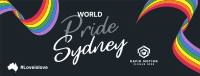 Sydney Pride Flag Facebook Cover Image Preview