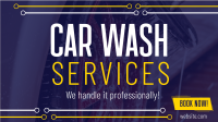 Car Wash Services Facebook Event Cover