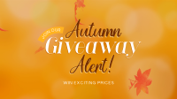 Autumn Giveaway Alert Animation