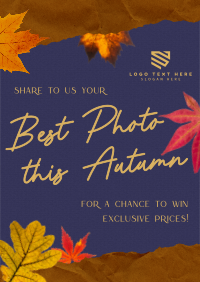 Autumn Customer Engagement Poster