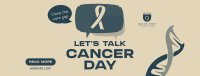 Cancer Awareness Discussion Facebook Cover Image Preview