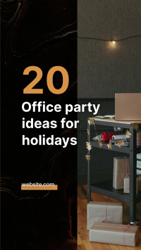 Office Holidays Facebook Story