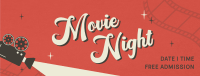 Film Movie Night Facebook Cover Image Preview