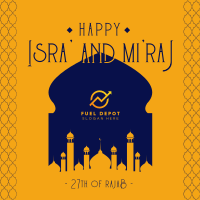 Isra' and Mi'raj Night Instagram Post Image Preview