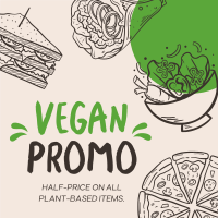 Plant-Based Food Vegan Instagram Post Design