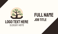 Tree Business Card example 2