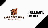 Berserk Bear Gaming Business Card Design