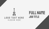 Black Guitar Bar Business Card