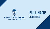 Football Fan Face  Business Card