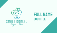 Smiling Dental Tooth Business Card Image Preview