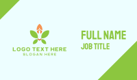 Nature Yoga Meditation Business Card