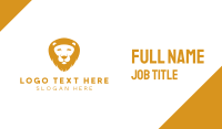 Lion Business Card example 3