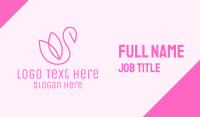 Pink Swan Beauty  Business Card