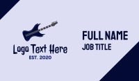 Guitar Band Business Card example 3