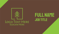 Pine Tree Forest Business Card